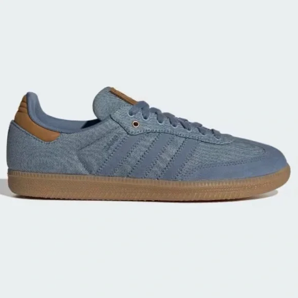 🩵 ADIDAS SAMBA DENIM LIGHT BLUE 🩵 - Picture 4 of 5